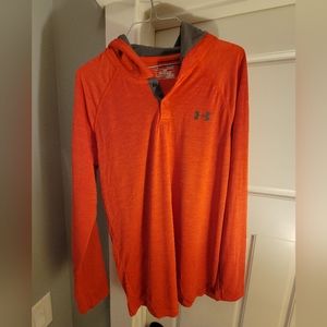 Under Armor long sleeve hoodie, mens,small